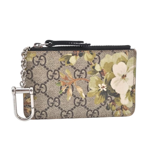 Authentic: Gucci GG Blooms Coin Purse/ Bag Charm - Picture 1 of 9